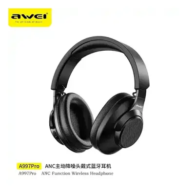 AWEI A997BL PRO ANC Wireless Bluetooth Headphones Foldable...